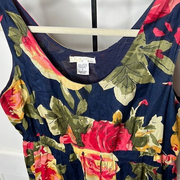Vasna Desire Boho Floral Tiered Maxi Dress Small - Picture 4 of 9